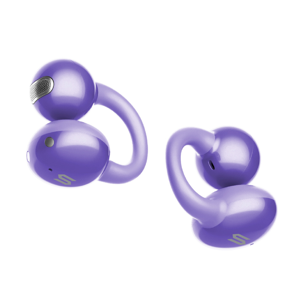 Bluetooth ワイヤレスイヤホン 紫 Amazon.co.jp: 耳掛けイヤホン 耳掛け式イヤホン Bluetooth 紫色