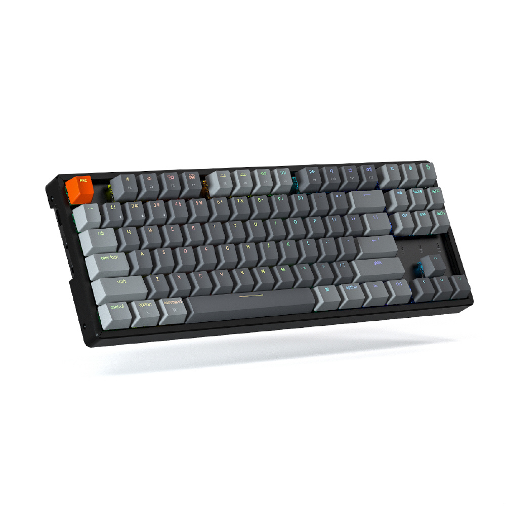 キーボード Keychron K8 RGBライト 赤軸(英語配列) K8-87-RGB-Red-US