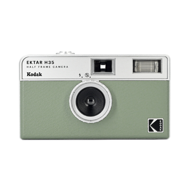 ハーフサイズフィルムカメラ EKTAR H35 Half Frame Camera セージ｜の