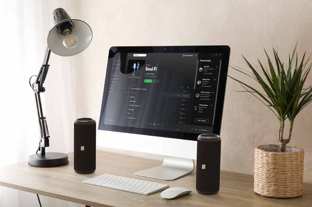 ブルートゥーススピーカー S-STORM MAX ブラック SS66BK ［防水