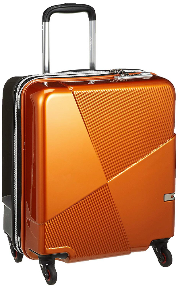 スーツケース 42L(48L) マックスキャビンEX オレンジ(背面:グレー) 85