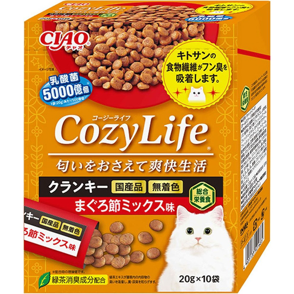 CIAO（チャオ）Cozy Life（コージーライフ）クランキー BOX まぐろ節ミックス味 20g×10袋｜の通販はソフマップ[sofmap]