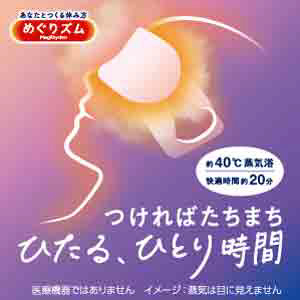 めぐりズム】蒸気でホットアイマスクローズ（5枚入）〔温熱〕｜の通販