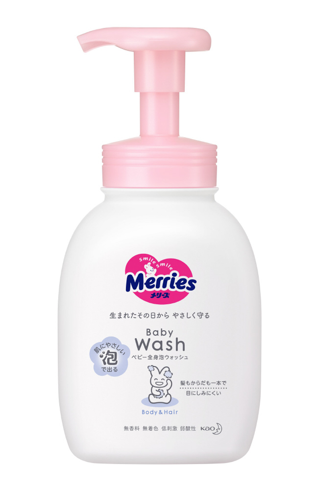 Merries メリーズ ベビー全身泡ウォッシュ ポンプ400ml ボディソープの通販はソフマップ Sofmap