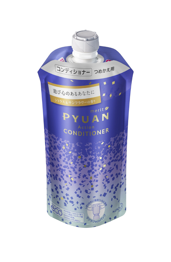 merit（メリット）ピュアン アクション コンディショナー つめかえ用 340ml