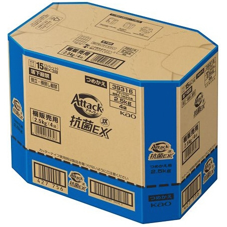 ケース】 アタック抗菌EXつめかえ用 2500g×4個｜の通販はソフマップ