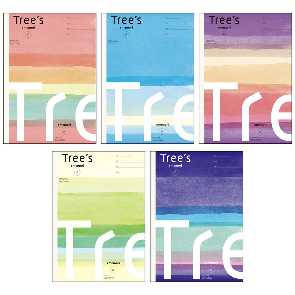 まとめ）キョクトウ・アソシエイツ Trees B5 A罫30枚 オレンジ 10冊