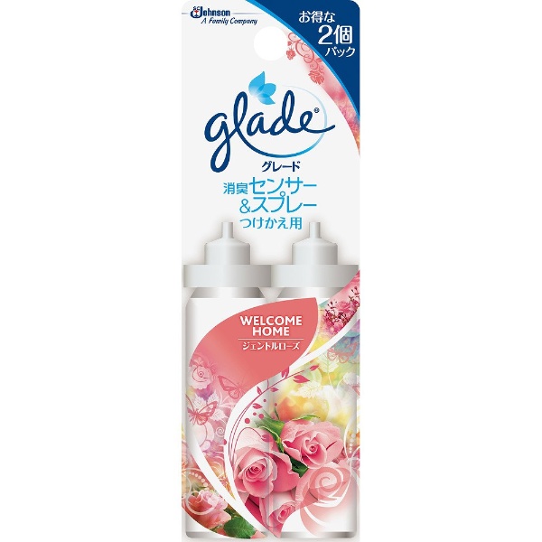 glade(グレード) 消臭センサー＆スプレー WELCOME HOHE ジェントルローズ つけかえ用 18ml×2個パック 〔消臭 剤・芳香剤〕｜の通販はソフマップ[sofmap]