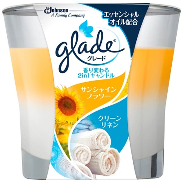 glade（グレード） アロマキャンドル 香り変わる2in1 サンシャイン
