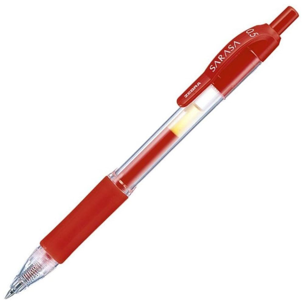 ボールペン パック入り SARASA(サラサ) 5本セット(インク色：赤) P-JJ3