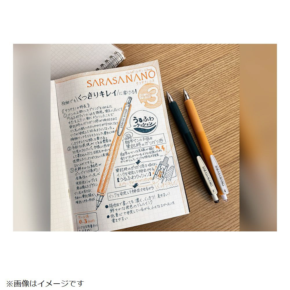 ボールペン SARASA NANO (サラサナノ) マゼンタ(インク色：マゼンタ