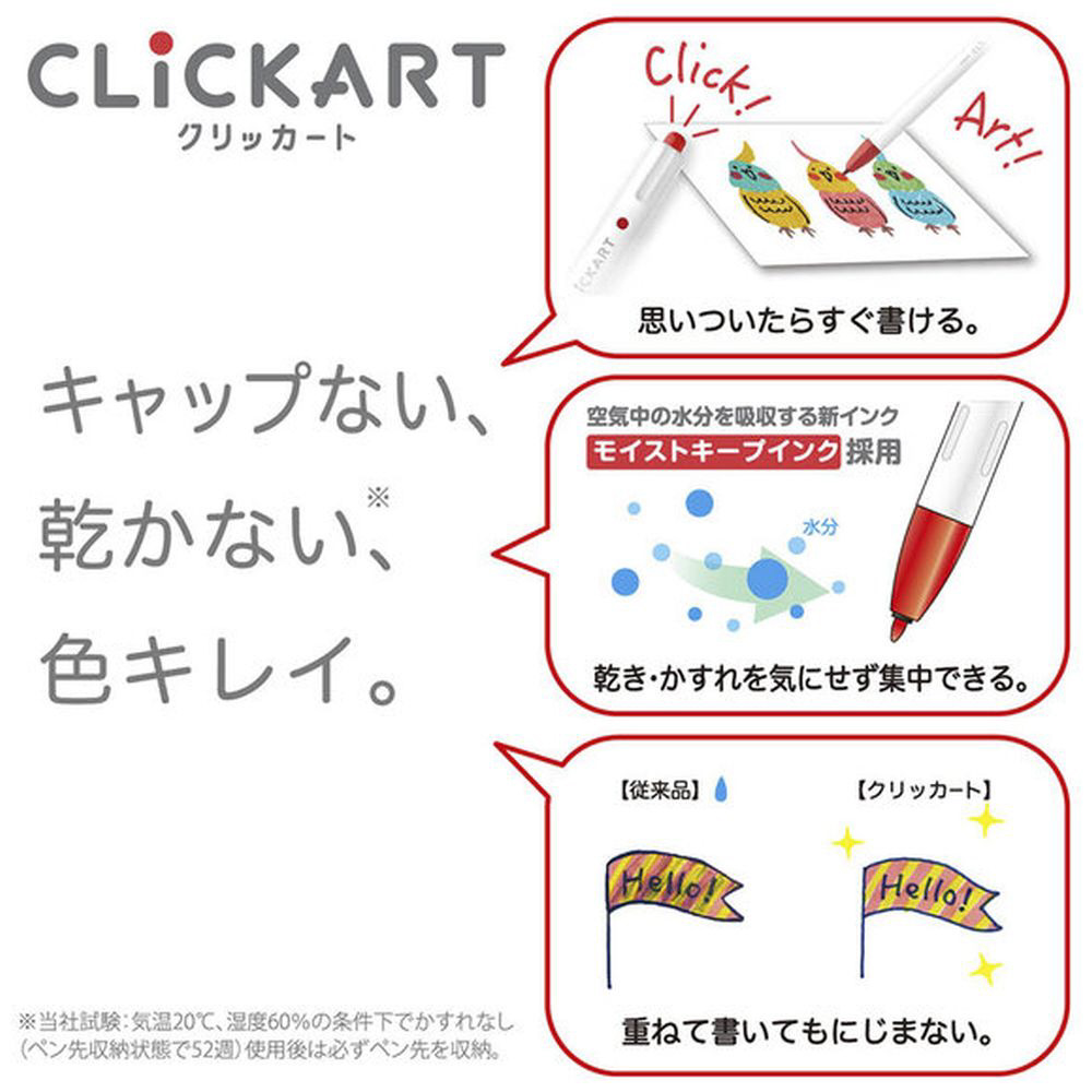 数量限定】水性マーカー 絵本シリーズ CLICKART(クリッカート