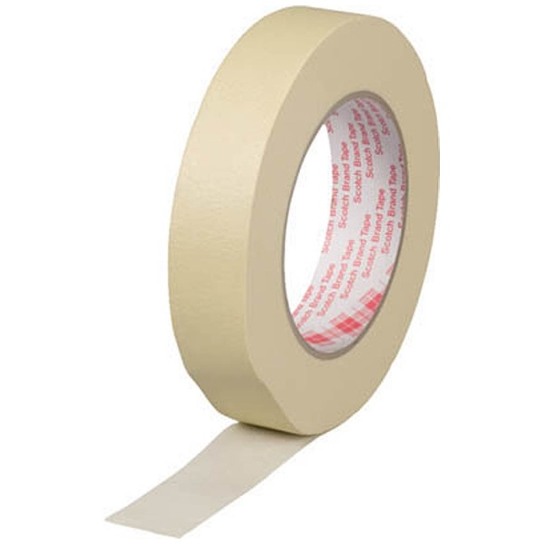 耐熱性クレープマスキングテープ（幅19mm/長さ50m） 黄褐色 2143MNE19X50｜の通販はソフマップ[sofmap]