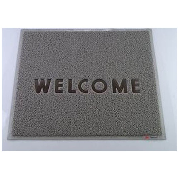 3M 文字入マット WELCOME グレー ＜KMT1319D＞