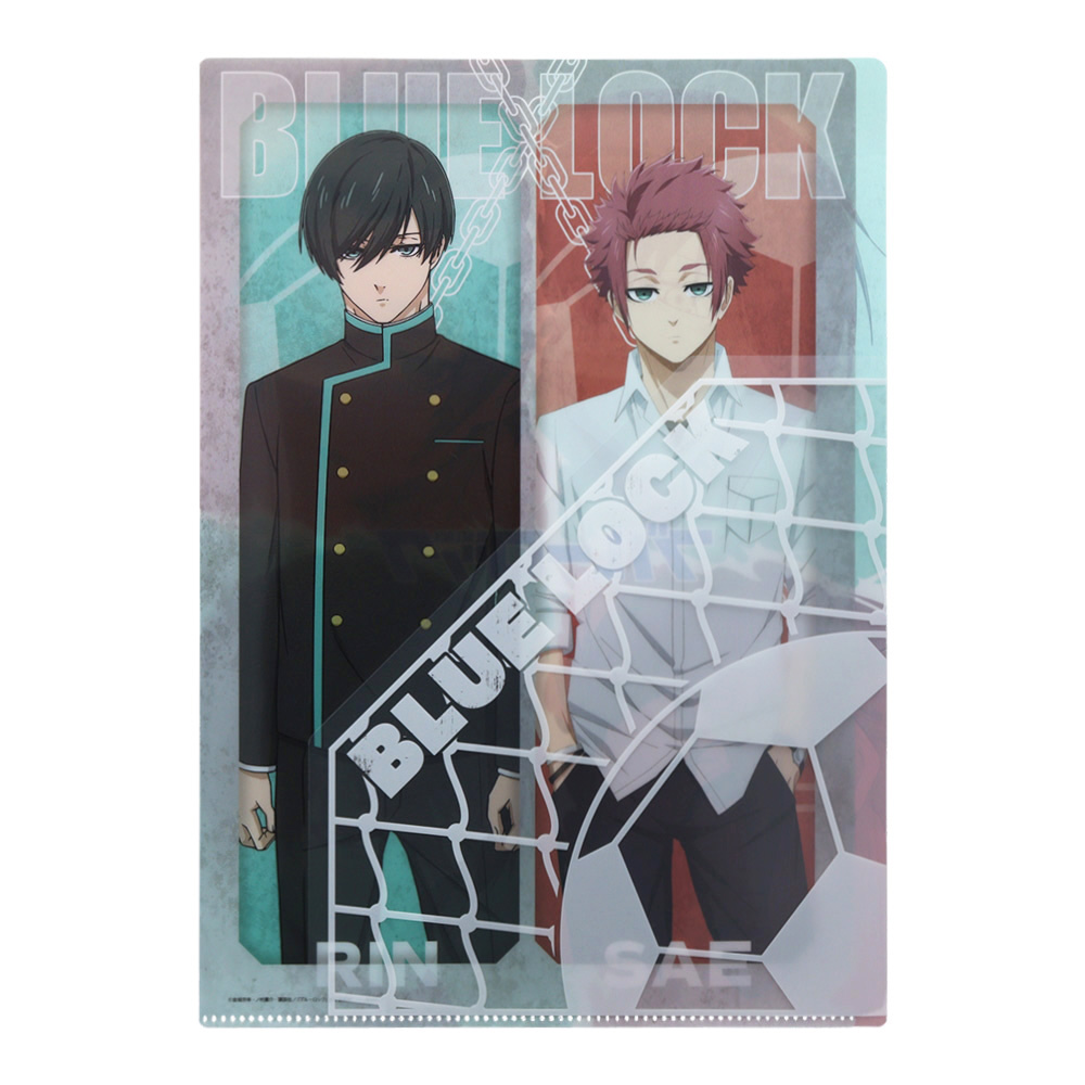 ダイカットフラップ付クリアファイル ブルーロック 糸師 凛&糸師 冴