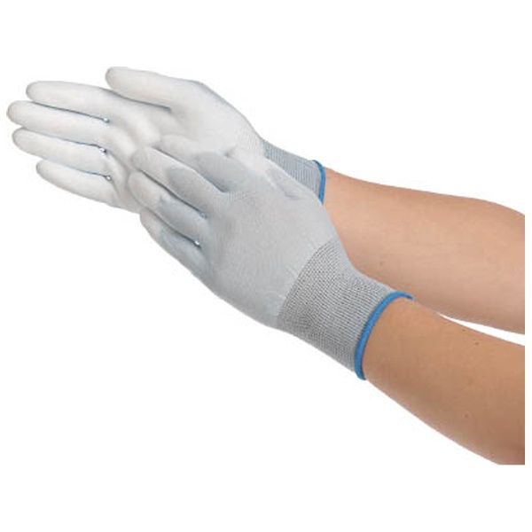 簡易包装パームフィット手袋ブルー 10双入Lサイズ B0500LBL10P｜の通販