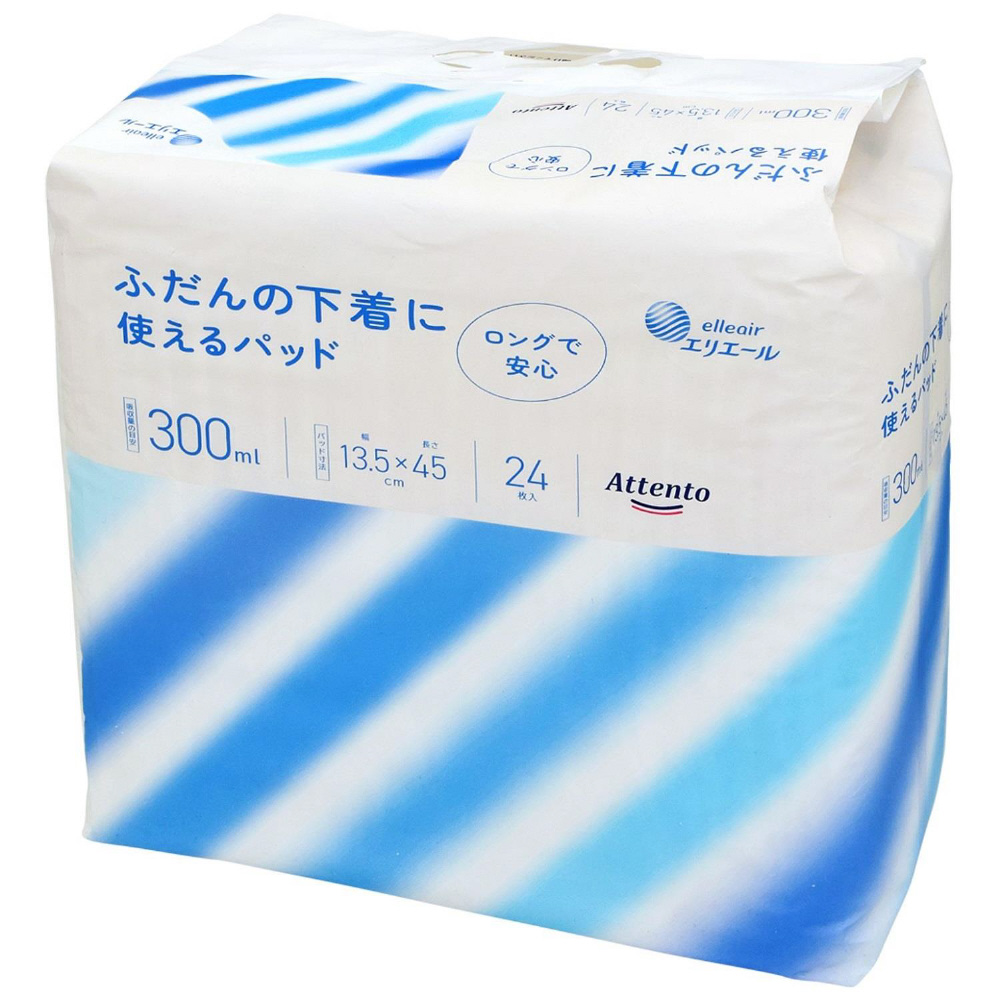 専用Attento ふだんの下着に使えるパッド 24枚入り 10個 アテント ふだんの下着につかえるパッド 24枚 – エリエールオンライン