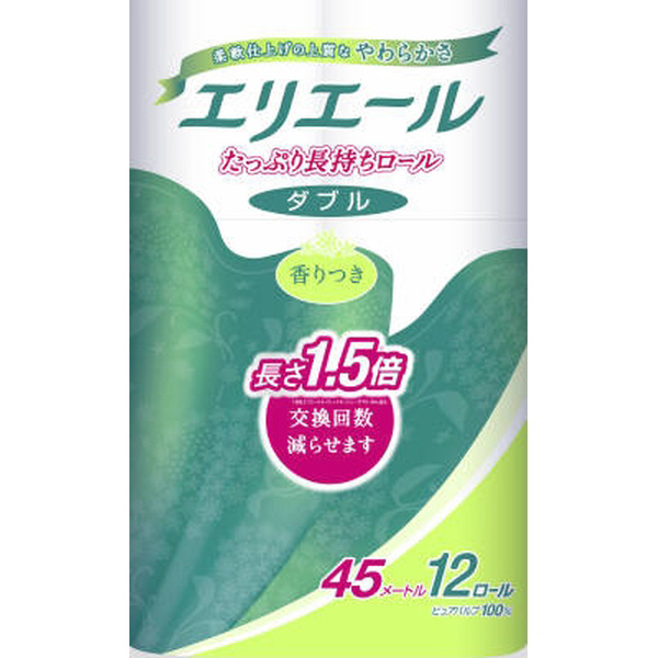 elleair（エリエール）トイレットティシューたっぷり長持ち 香り付き