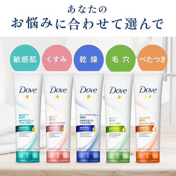 Dove ダヴ ビューティーモイスチャー 洗顔 増 143g×5本 - 6