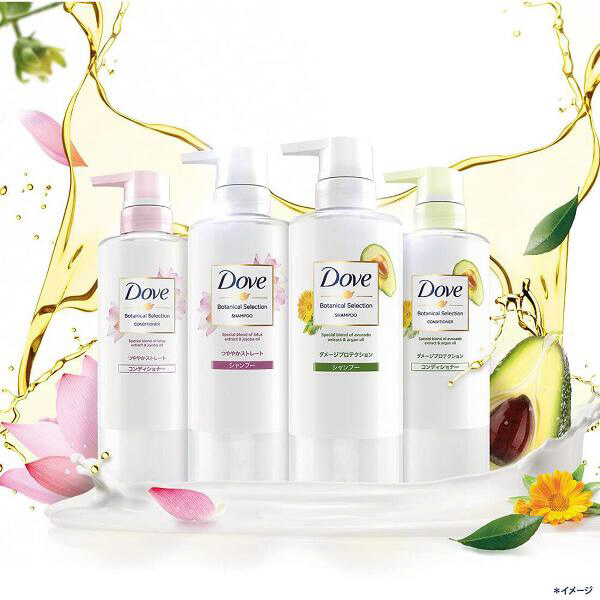 Dove（ダヴ） ボタニカルセレクション ダメージプロテクション シャンプー ポンプ（500g）〔シャンプー〕