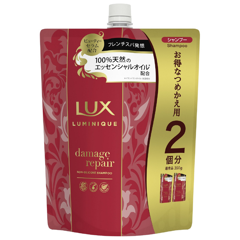 LUX ルミニーク バランス モイストリペア シャンプー 詰替 350g ×5個