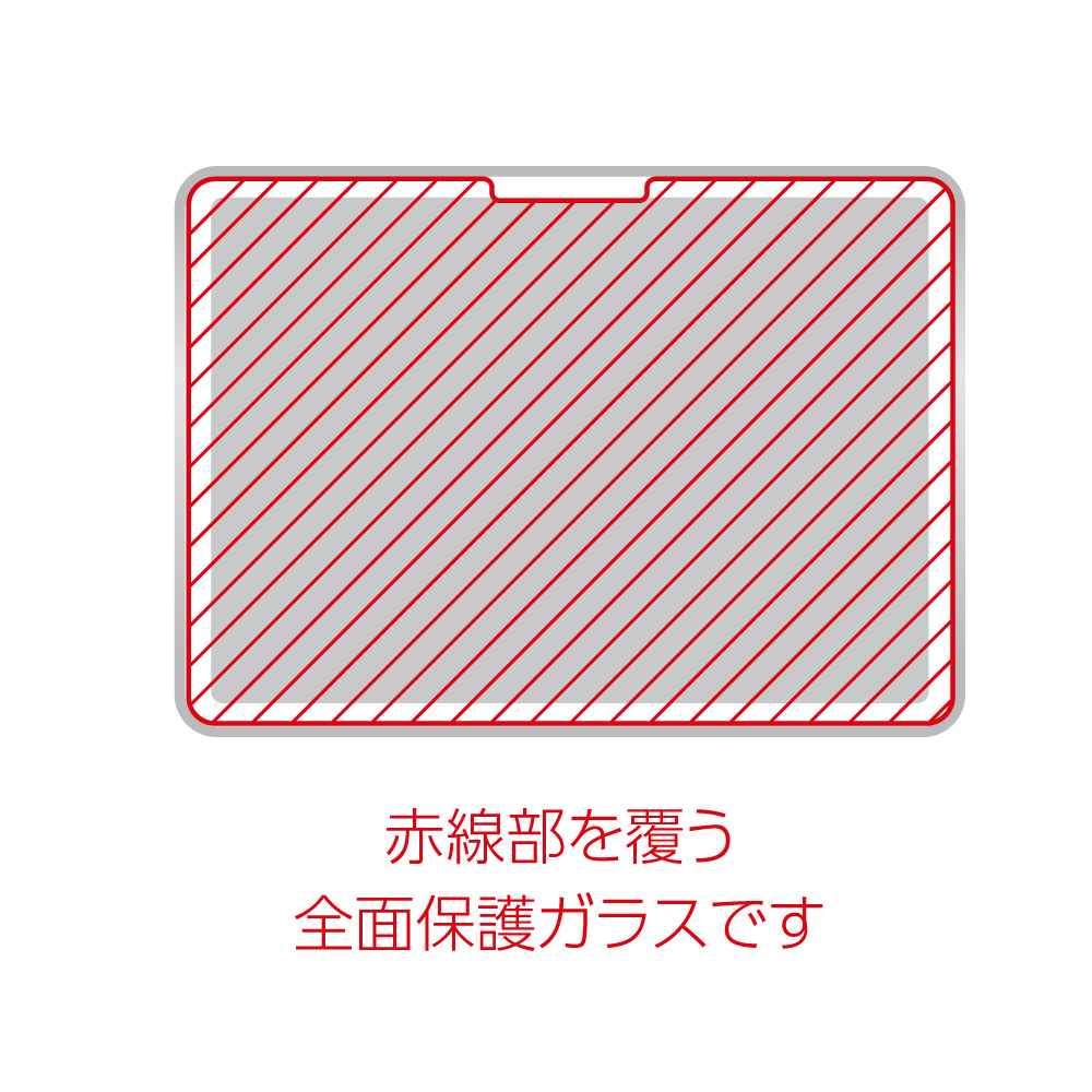 11インチiPad Pro（M4）用 ガラスフィルム 光沢・指紋防止 TBF