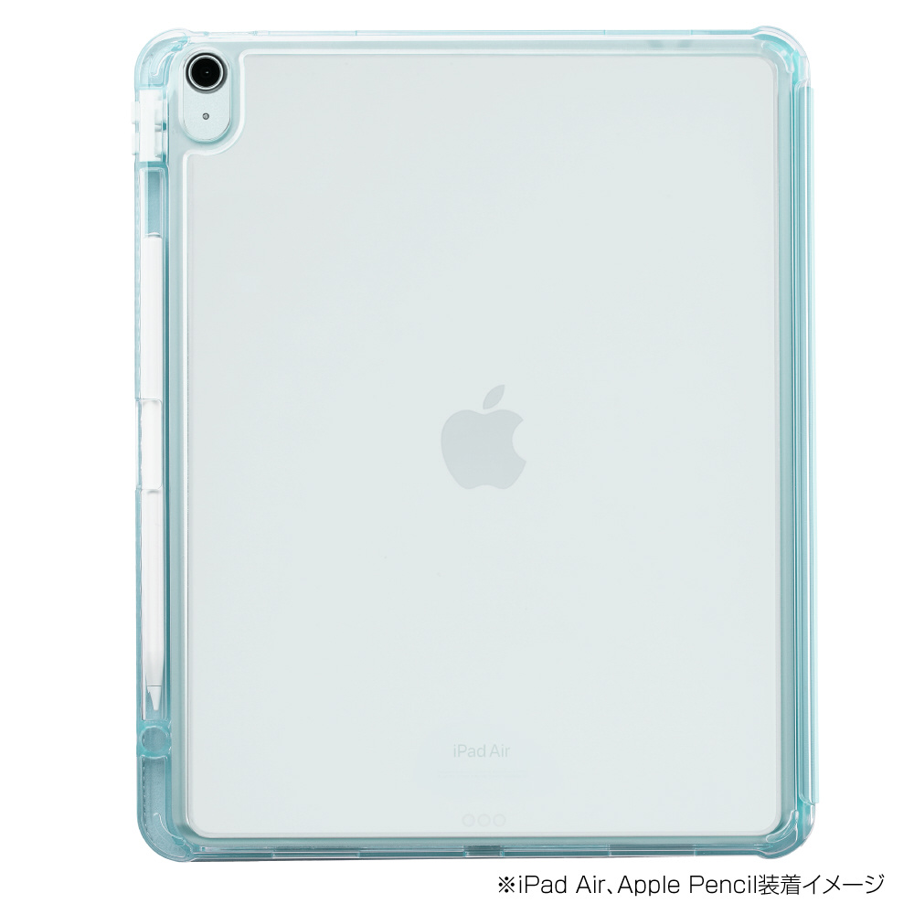 13インチiPad Air（M2）用 衝撃吸収ケース ライトブルー TBC