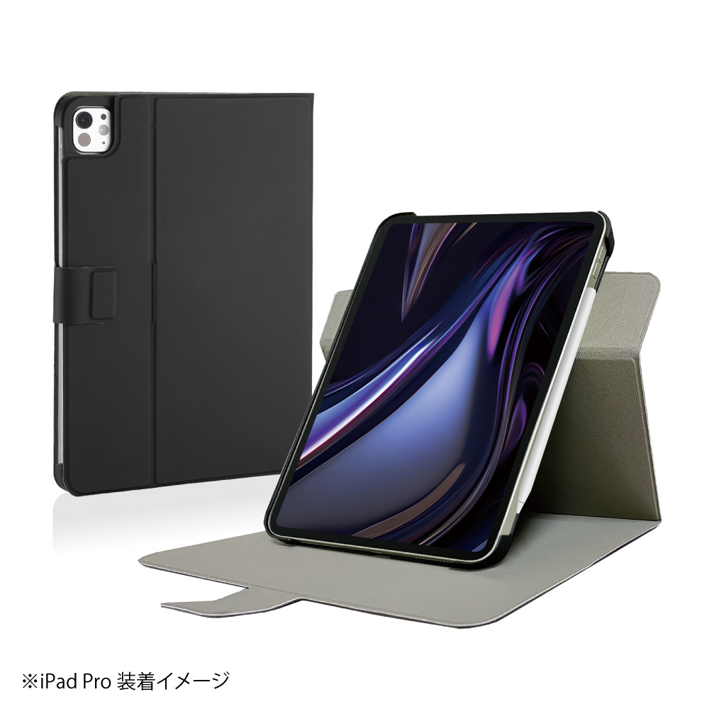 11インチiPad Pro（M4）用 回転式ハードケースカバー ブラック TBC