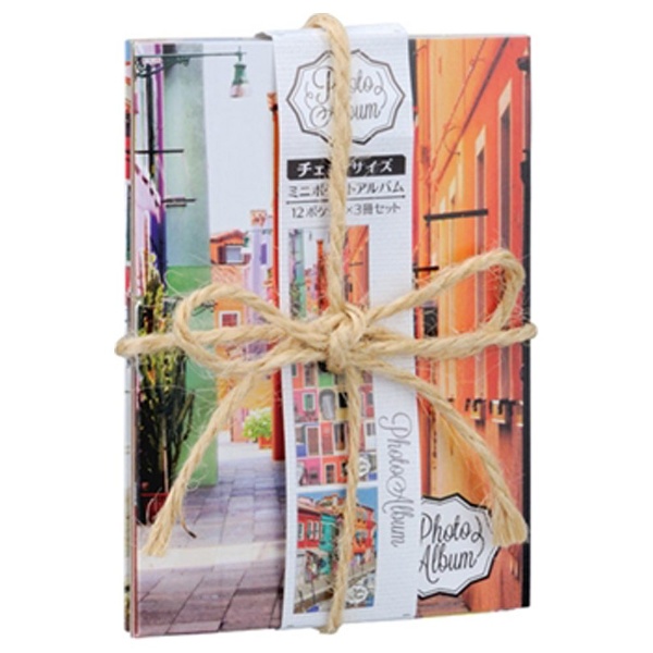 ミニポケットアルバム 3冊セット チェキサイズ1段12枚収納×3 ア-PAC-3P