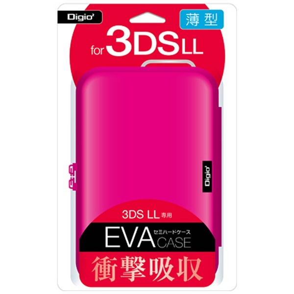 ニンテンドー3DS LL用 セミハードケース ピンク 【3DS LL】 [SZC-3DSLL01P]