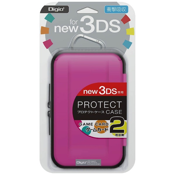 ニンテンドーNew3DS用 プロテクトケース ピンク【New3DS】