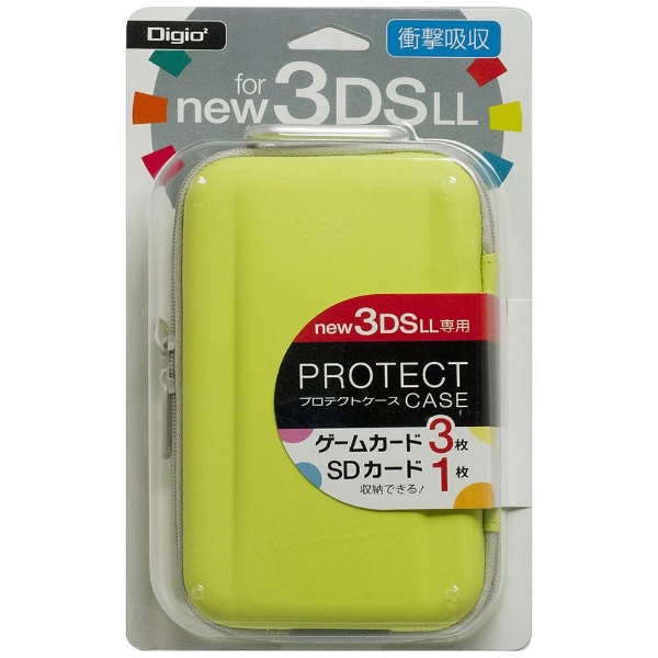 ニンテンドーNew3DS LL用 プロテクトケース ライム 【New3DS LL】 [SZC-3DSLL1401LY]