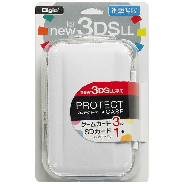 ニンテンドーNew3DS LL用 プロテクトケース ホワイト 【New3DS LL