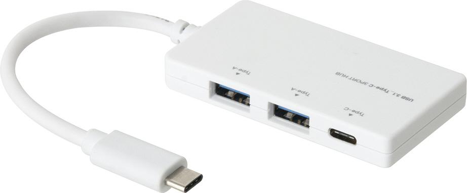 UHC3103W(ホワイト) USB-C 3.1ハブ［3ポート：Type-Cx1／Type-Ax2・Mac／Win］｜の通販はソフマップ[sofmap]