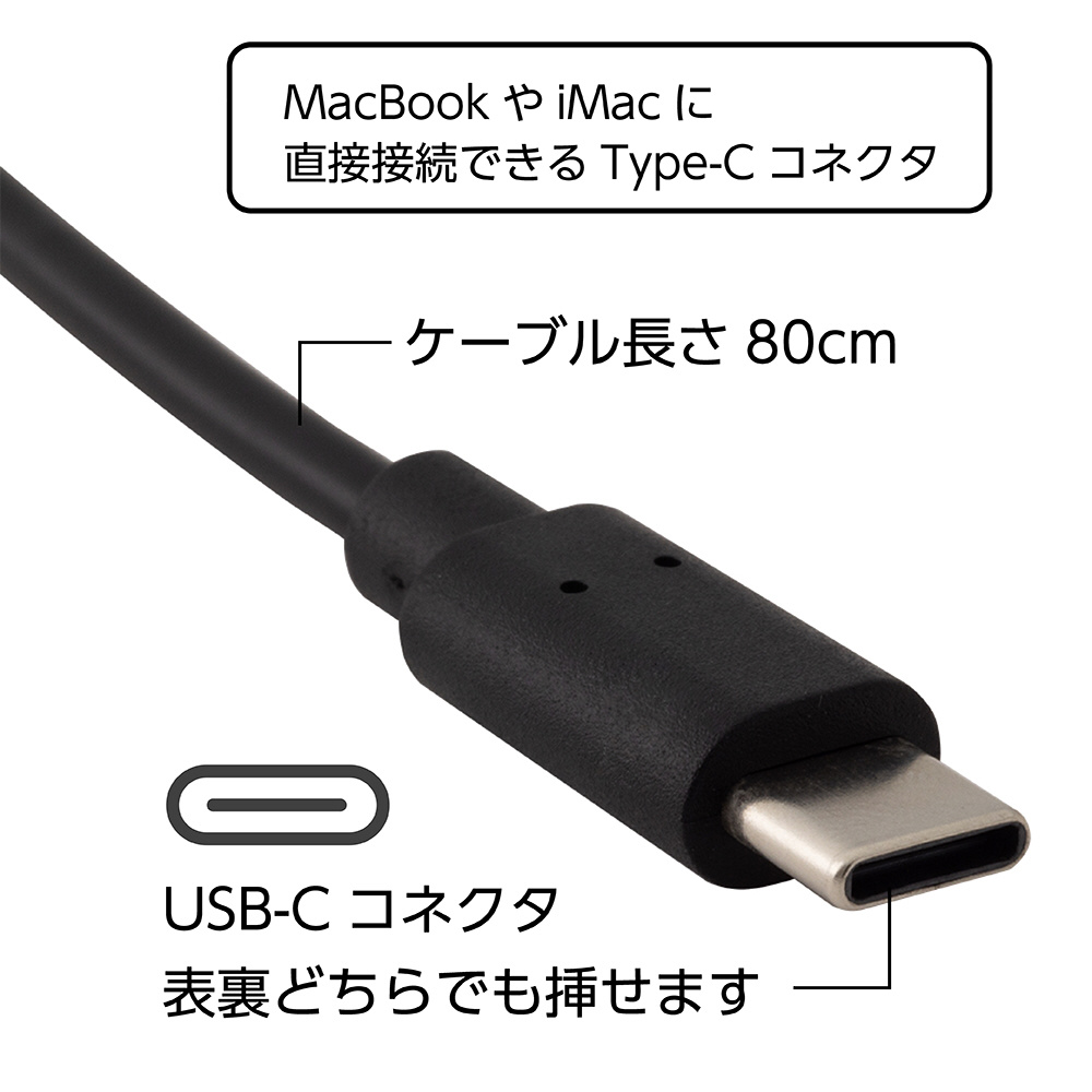 テンキー Mac用 グレー/ブラック ［有線 /USB (Type-C)］｜の通販はソフマップ[sofmap]