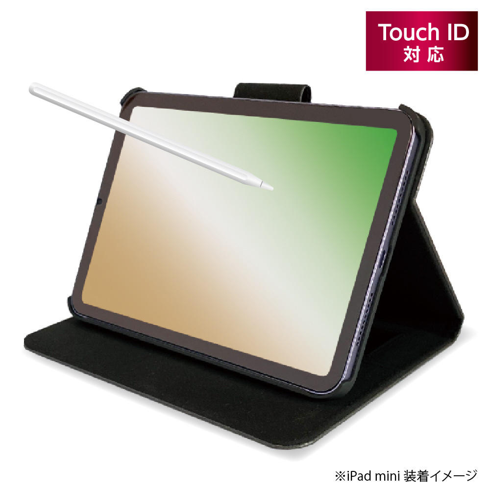 非売品レザー製iPadケース ブラック　MINIロゴ入り iPad mini（第6世代）用 PUレザージャケット ブラック TBC