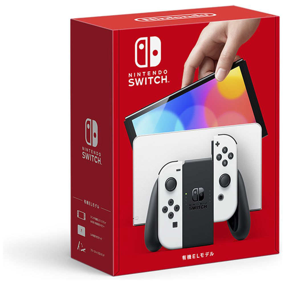 Nintendo Switch（有機ELモデル） Joy-Con(L)/(R) ホワイト [ゲーム機本体] 【sof001】