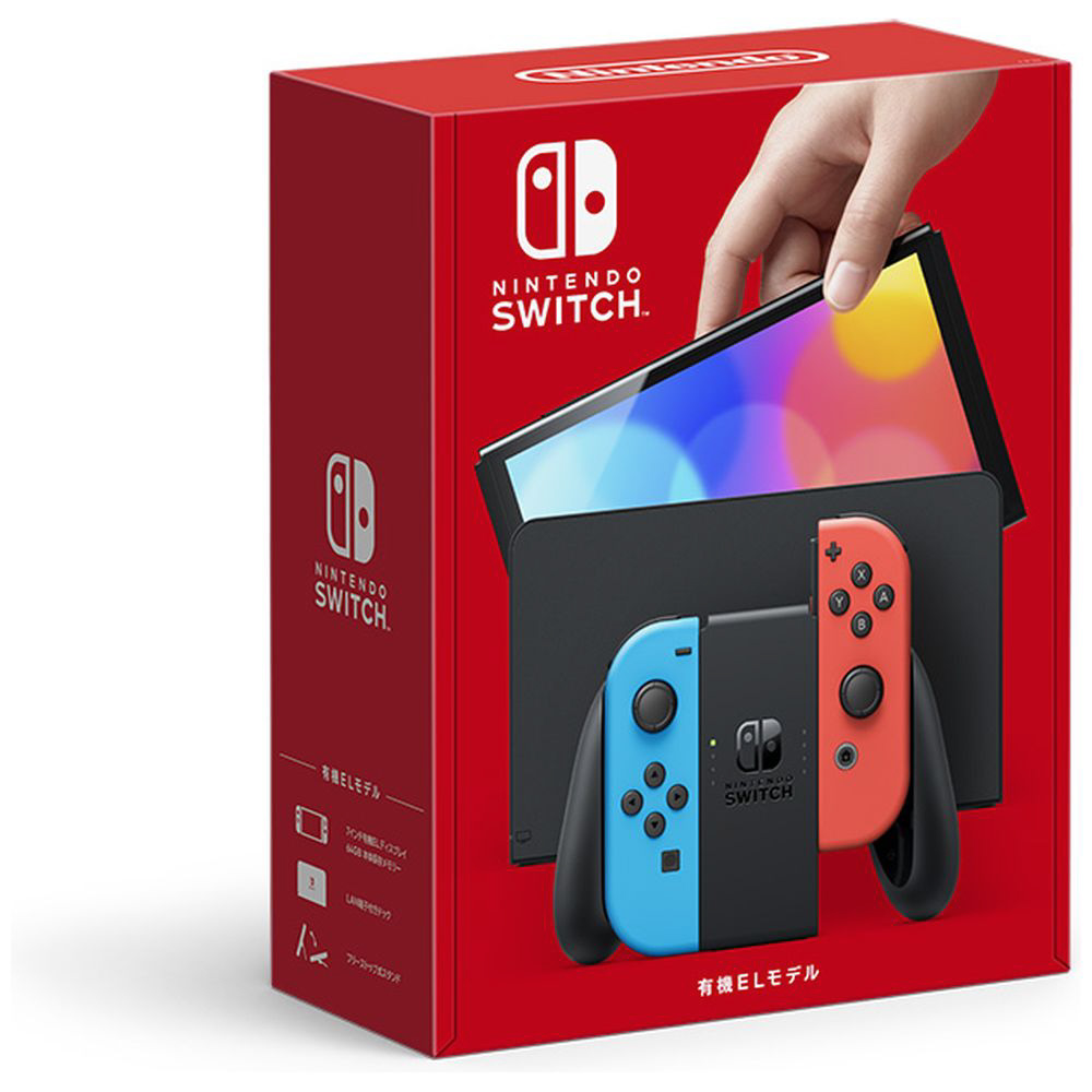 任天堂Switch(有机EL型号)Joy-Con(L)霓虹灯蓝色/(R)霓虹灯红|no邮购是