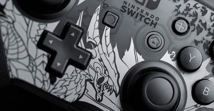 Nintendo Switch Proコントローラー モンハン サンブレイク