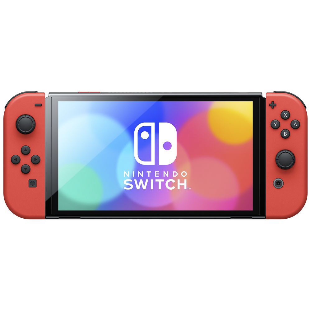 未使用品〕 未使用品 Nintendo Switch（有機ELモデル） マリオレッド 