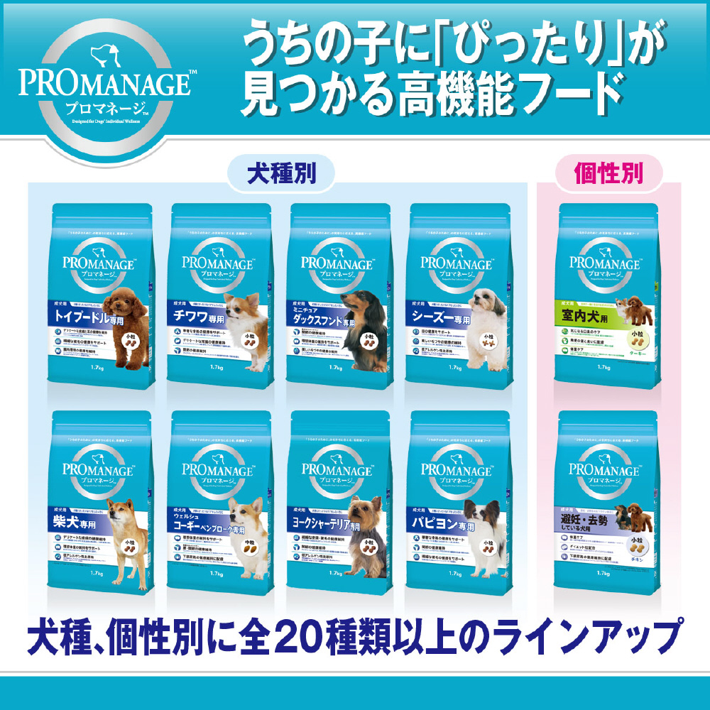 PROMANAGE（プロマネージ）成犬用 チワワ専用 1.7kg｜の通販は