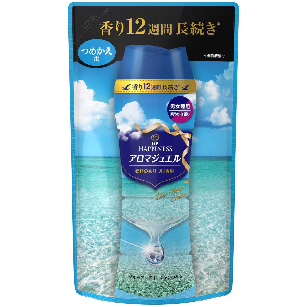 レノア ハピネス 柔軟剤 アクアオーシャンの香り 詰め替え  400ml 16本