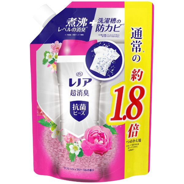 完売　廃盤　レノア　超消臭　抗菌　ビーズ　消臭剤　防カビ　リフレッシュフローラル Amazon | レノア 超消臭+ 抗菌ビーズ リフレッシュフローラル