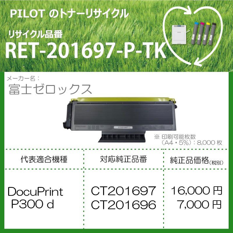 リサイクルトナー RET-201697-P-TK ブラック｜の通販はソフマップ[sofmap]