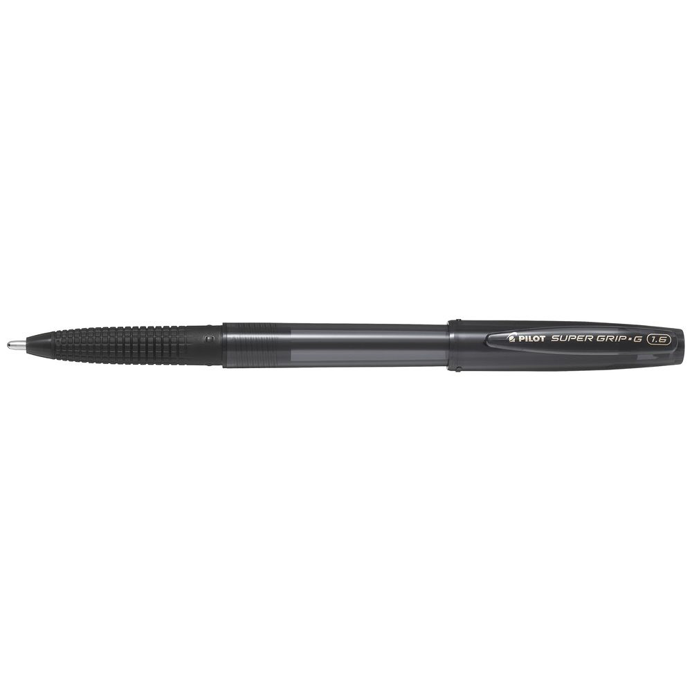 ボールペン 超極太 スーパーグリップG キャップ式 ブラック(インク色：黒) BSGC-10BB-BB ［1.6mm］