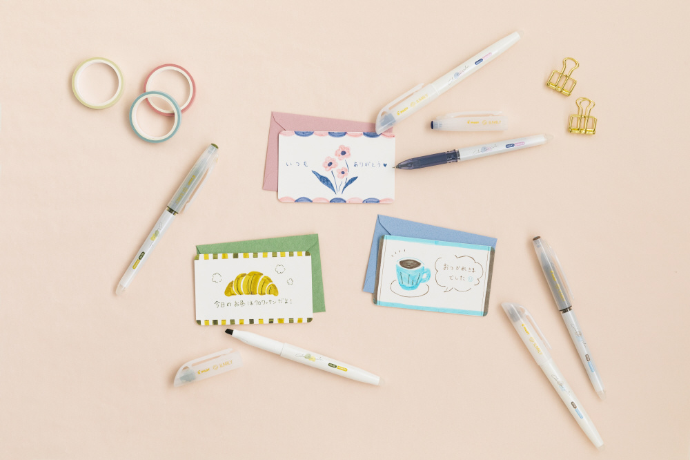 筆記具 emillllly ボールペン 『イルミリー カラートゥーカラー ボールペン ワイン