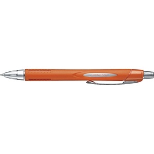 ［油性ボールペン］ ジェットストリーム ラバーボディ メタリックオレンジ （ボール径：0.7mm、インク色：黒） SXN25007M.4