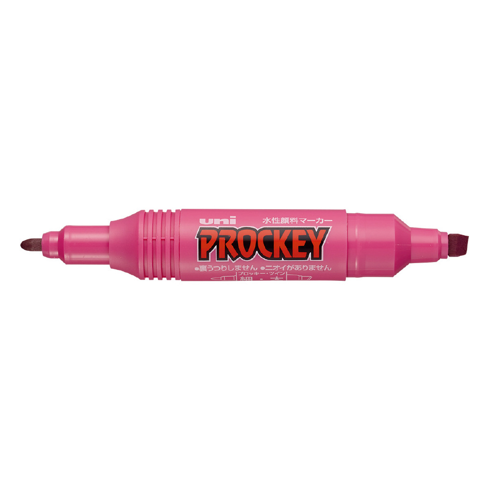サインペン (細字丸芯・太字角芯) PROCKEY(プロッキー) 赤紫 PM150TR