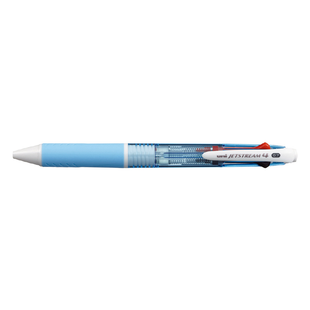 油性ボールペン] ジェットストリーム 4色ボールペン 水色 （ボール径