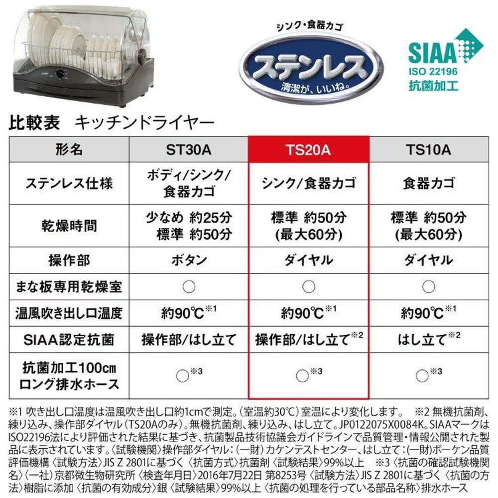 三菱 食器乾燥機 TK-E50A-W ホワイト 6人用 大容量 まな板専用室でラクラク乾燥 日本製 （ラッピング不可）
